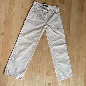 French Connection Cream Utility Trousers